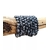 Bracelet Obsidienne Flocon de Neige