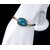 Bracelet Poire en Apatite sur Cordon