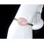 Bracelet Poire en Quartz Rose sur Cordon