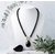 Collier Pendentif en Obsidienne Œil Céleste