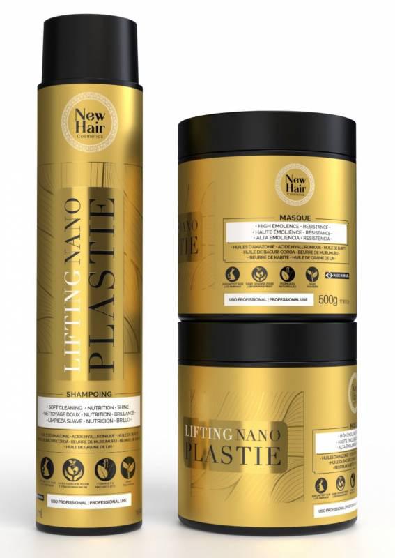 Lifting nanoplastie shampoing et masque réparateur sans sulfate New Hair Cosmetics