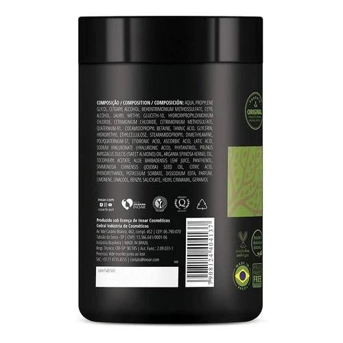 Masque inoar antifrizz btx dos -Kerintense
