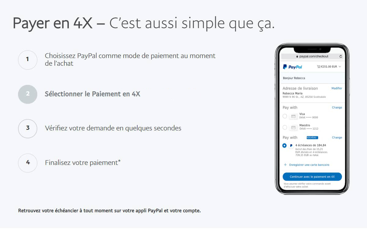 Payer en 4X sans frais avec PayPal. - Kerintense