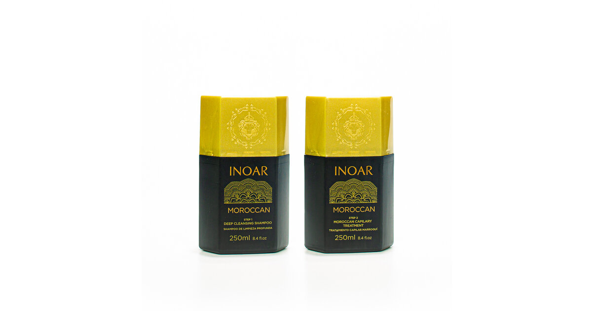 Kit De Lissage Capillaire Inoar Marrocan - Soin Brésilien Pour Cheveux