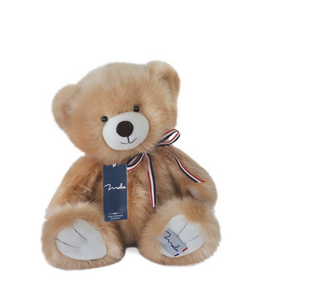 Ours en peluche - L’ours français - 35cm - Champagne