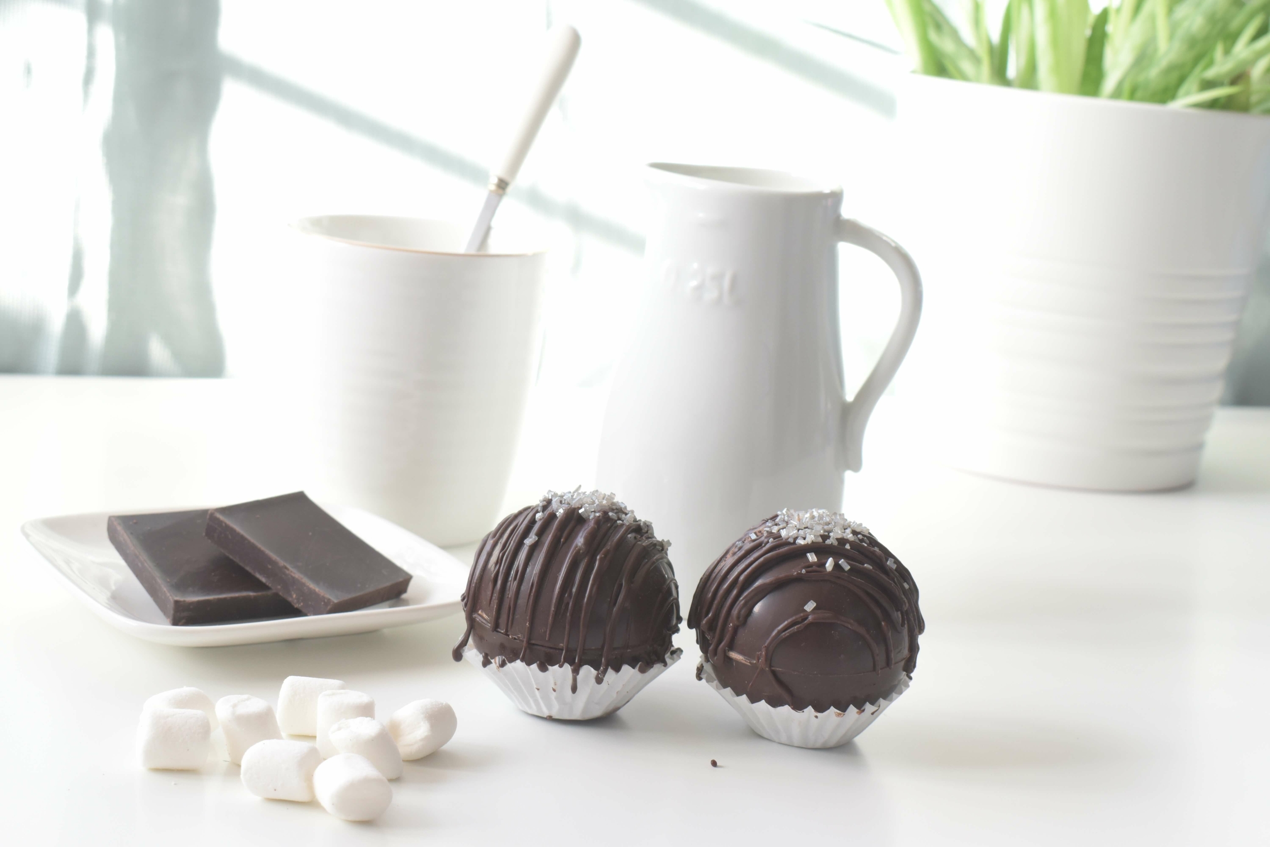 Au Bureau - Chocolat chaud et mini marshmallow. Perfect combo
