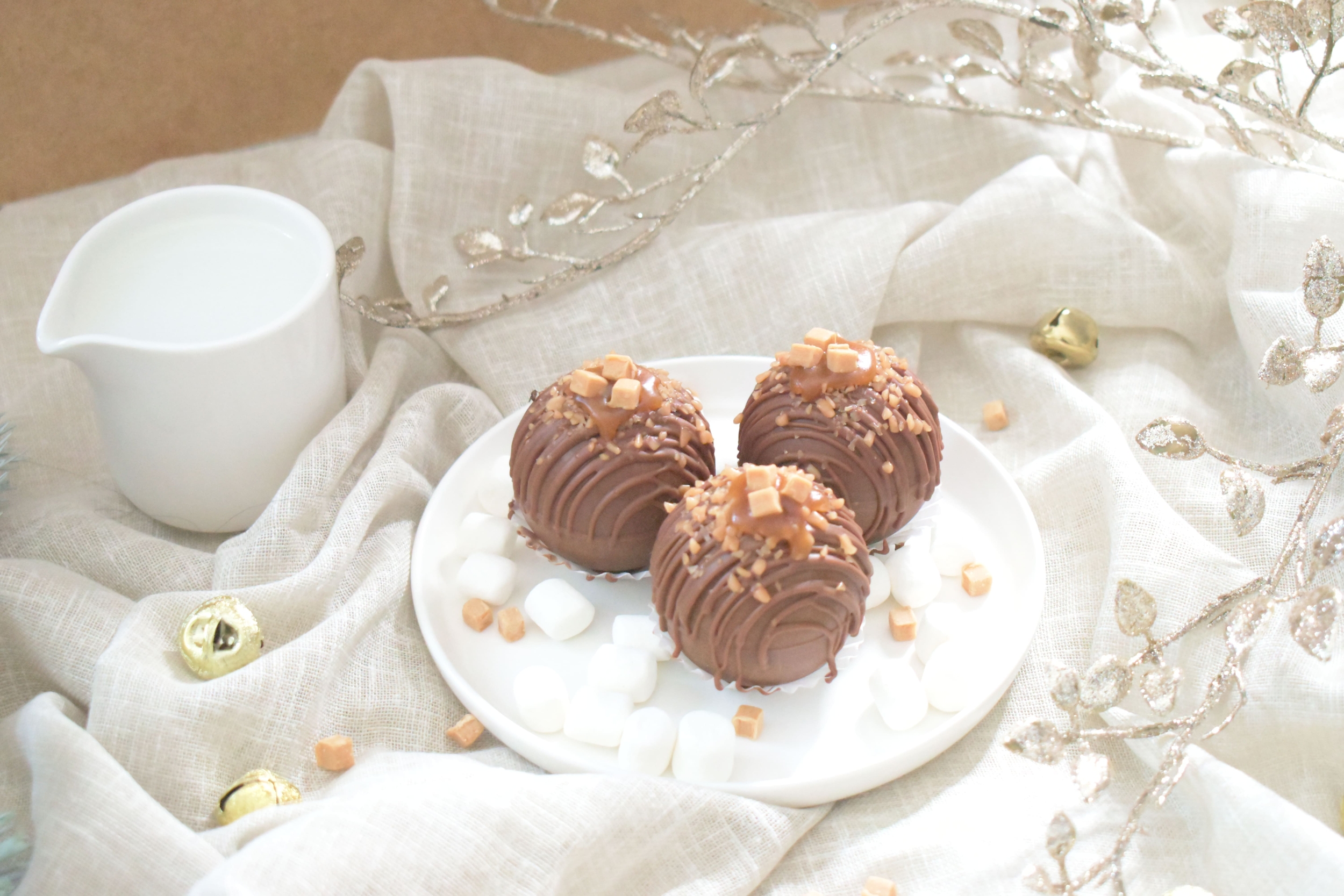 BOMBE DE CHOCOLAT CHAUD CHOCOLAIT CARAMEL