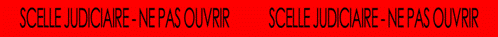 scelle judicaire adhesif rouge