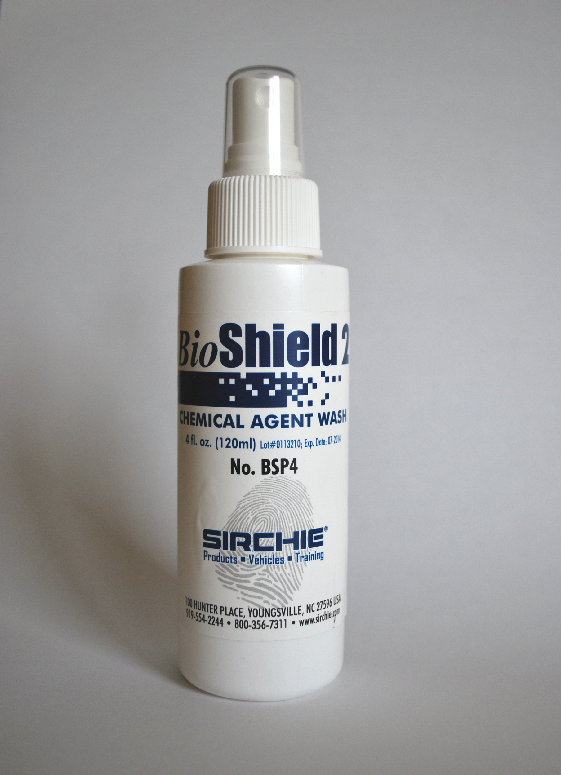 bio shield decontaminant lacrymogème