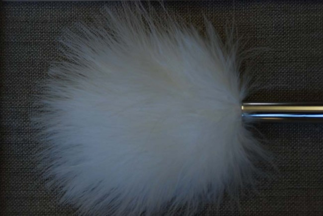 pinceau marabout blanc