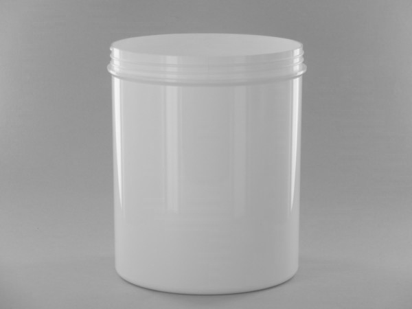 Pot plastique blanc
