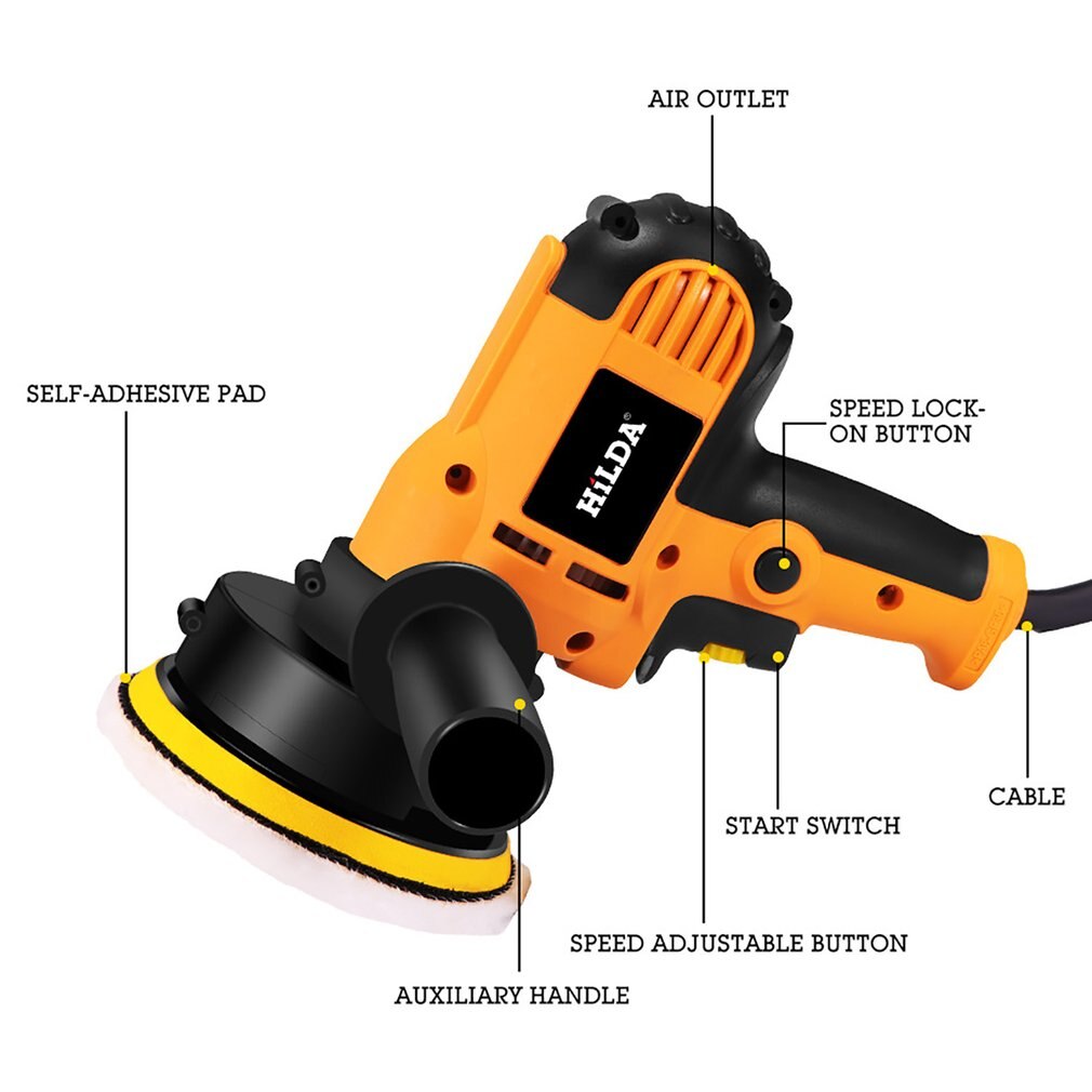 Polisseuse-lectrique-pour-voiture-vitesse-r-glable-outils-de-pon-age-accessoires-automobiles-outils-lectriques-Machine