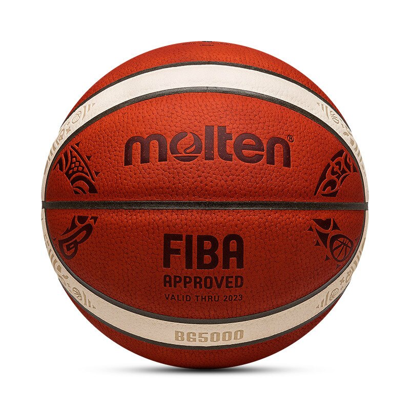 Ballon de basket taille 7 en cuir PU 9 modèles au choix