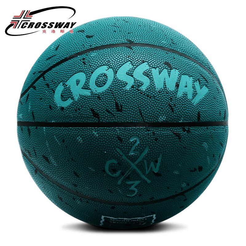 CROSSWAY-basket-Ball-L702-nouvelle-marque-bon-march-taille-officielle-7-en-PU-avec-sac-en