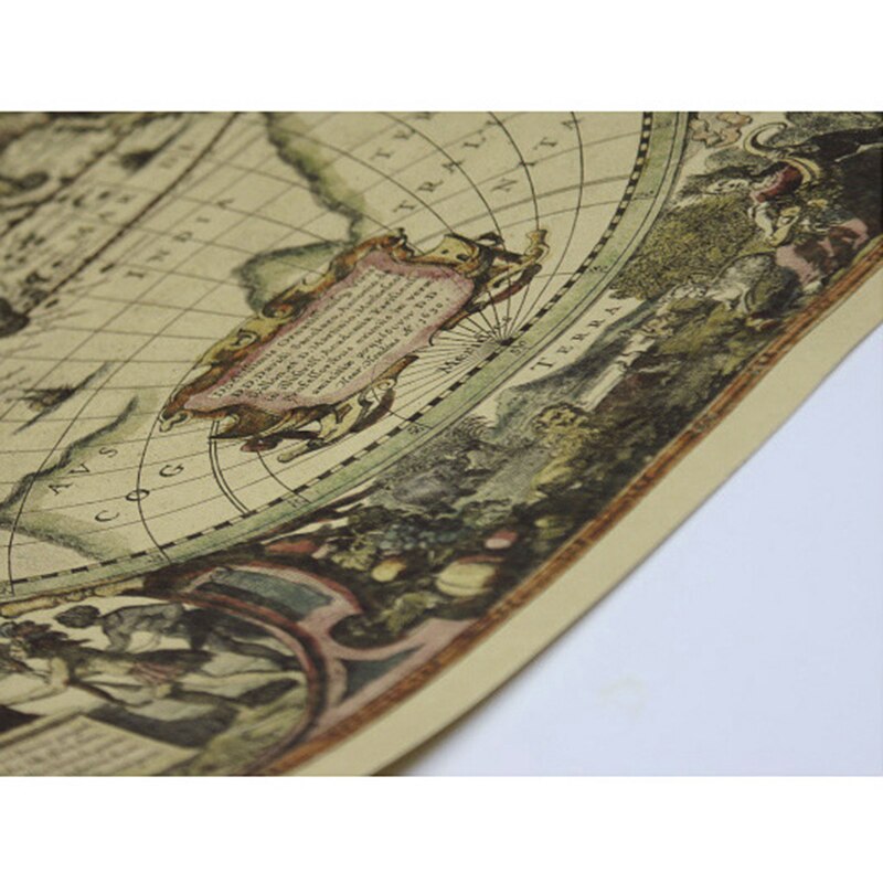Carte-de-Navigation-du-monde-Vintage-anciennes-cartes-murales-r-tro-artisanat-peinture-en-papier-affiche