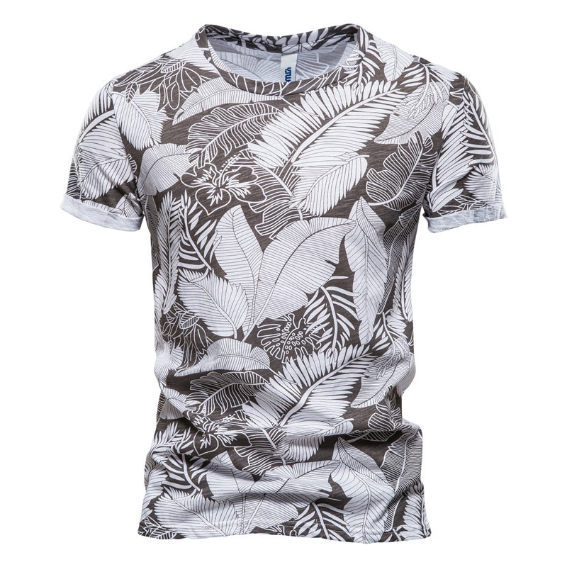 T-shirt-manches-courtes-col-rond-homme-d-contract-mode-imprim-3D-style-hawa-en-grande