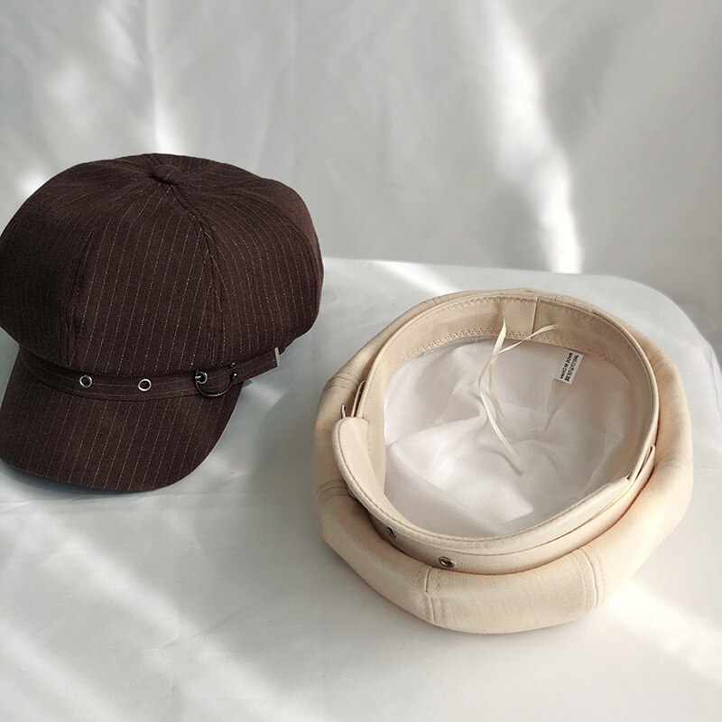 Fibonacci-casquette-octogonale-pour-femmes-b-ret-ray-r-tro-fran-ais-chapeau-de-peintre-chapeaux