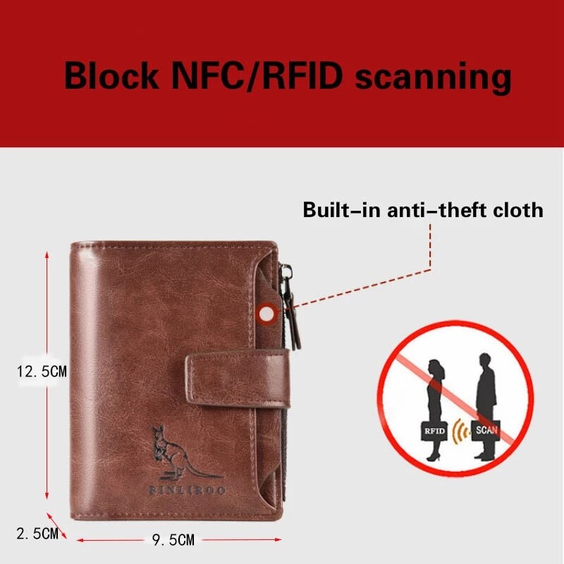 Portefeuille-en-cuir-avec-fermeture-clair-pour-homme-porte-monnaie-avec-blocage-RFID-porte-cartes-de