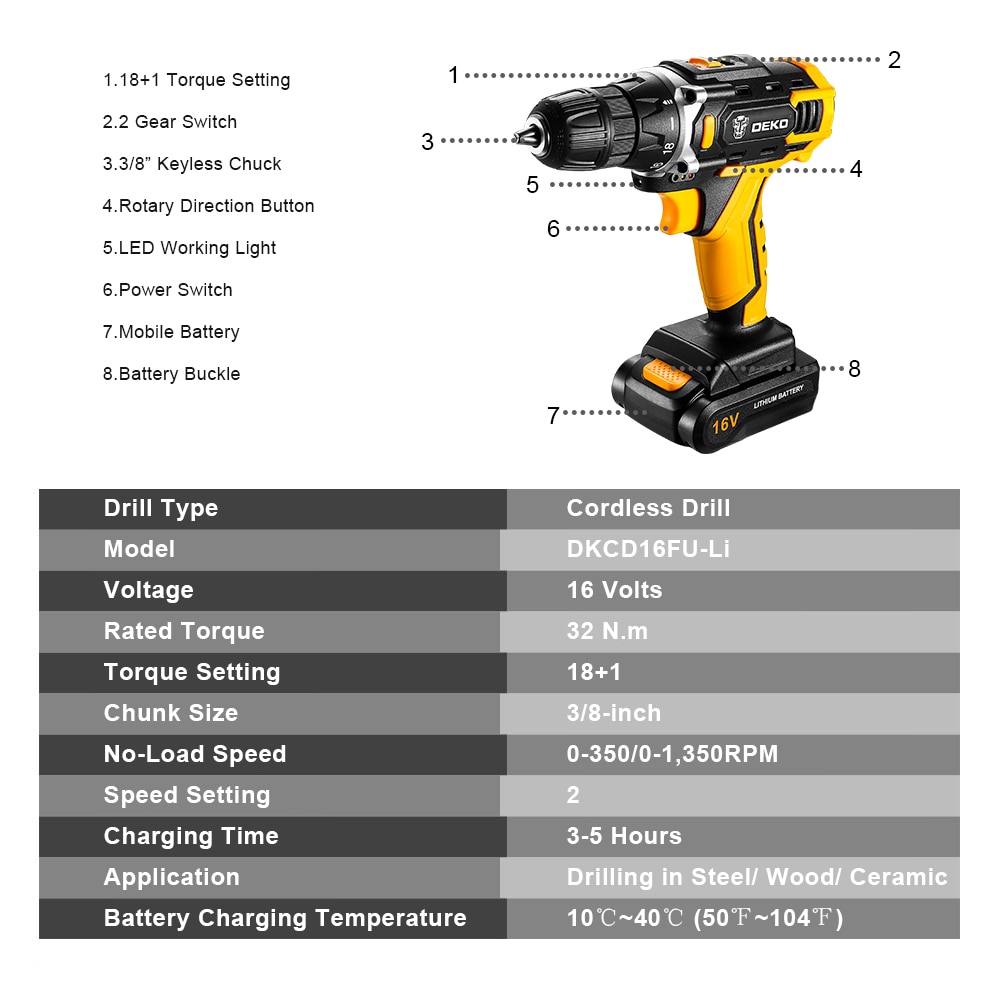 DEKO-12-16-20V-MAX-Perceuse-visseuse-lectrique-sans-fil-18-1-r-glages-de-couple