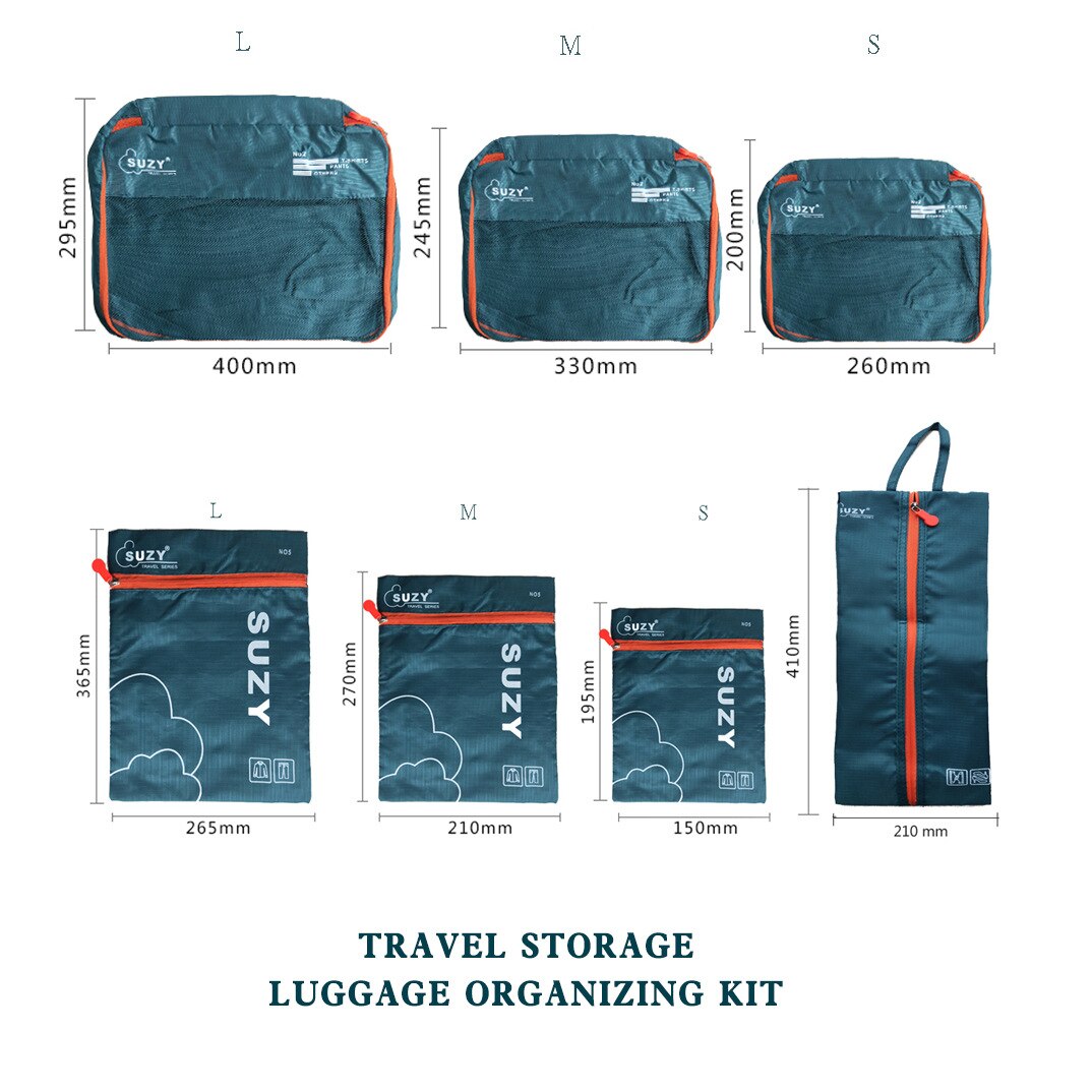 Sacs-de-rangement-de-voyage-tanches-ensemble-de-6-7-sacs-de-rangement-de-voyage-organisateur