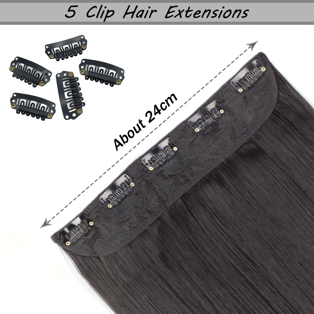 Extensions-de-cheveux-5-clips-postiche-longue-et-lisse-r-sistante-la-chaleur-faux-cheveux-naturels