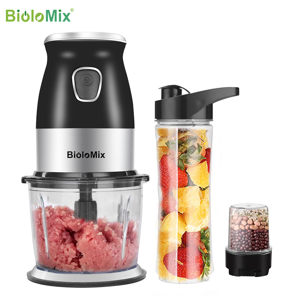 BioloMix-m-langeur-personnel-Portable-500W-robot-alimentaire-avec-bol-hachoir-bouteille-de-jus-600ml-broyeur