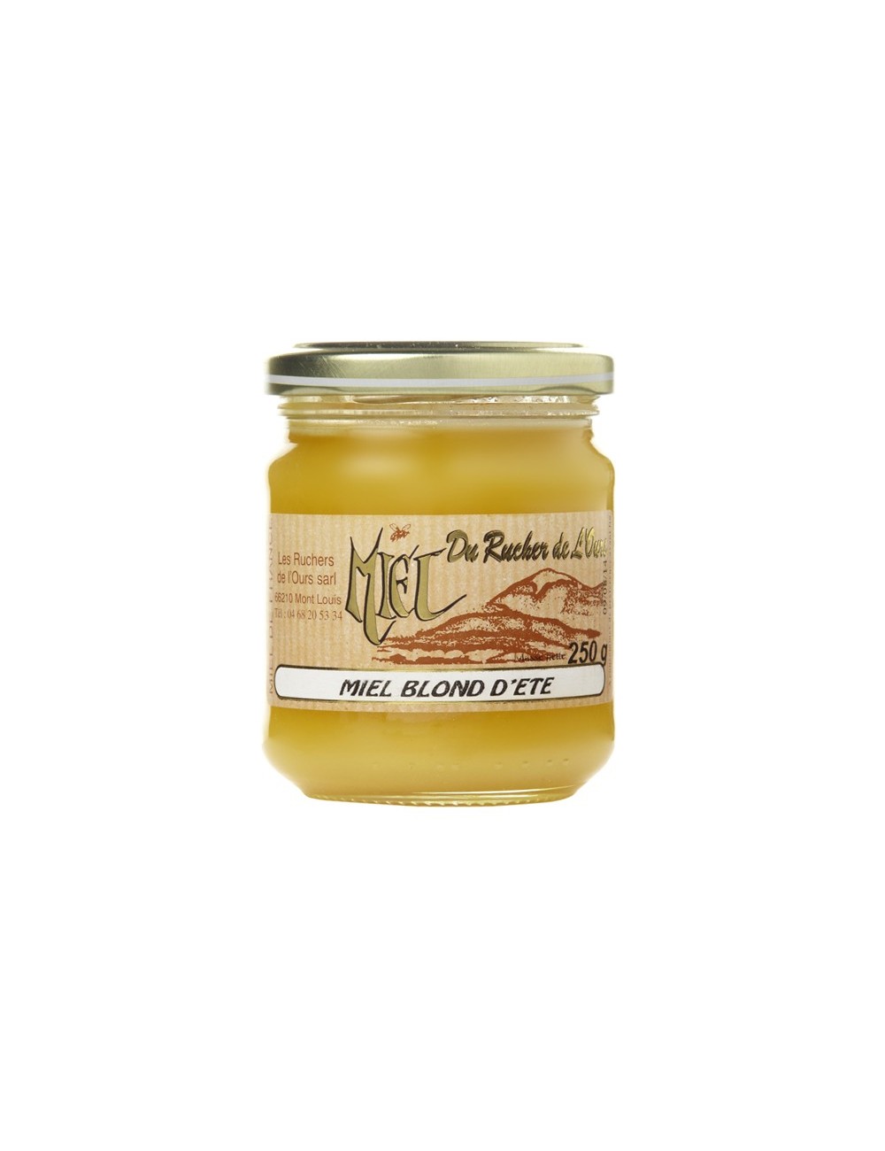 Miel blond d\'été origine France