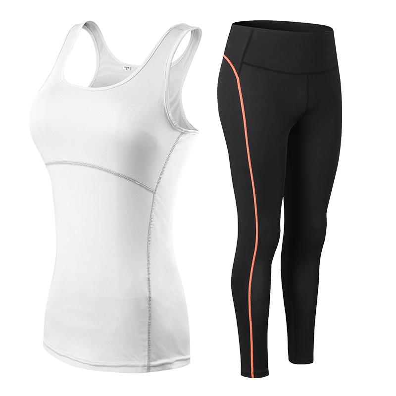 Ensemble-de-Fitness-pour-femmes-gilet-sans-manches-pantalon-collants-de-course-Leggings-de-Yoga
