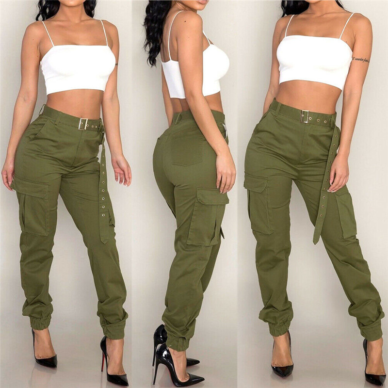 Pantalon cargo pour femme