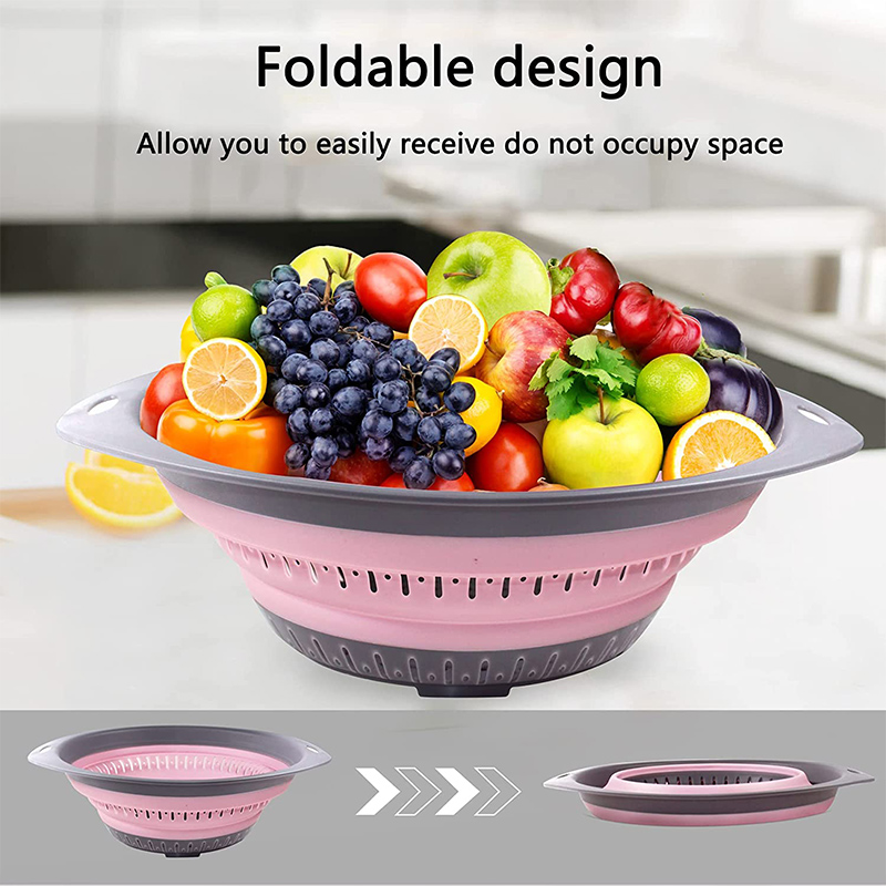 Passoire-pliable-en-Silicone-multi-usages-panier-de-rangement-de-cuisine-fruits-et-l-gumes-en