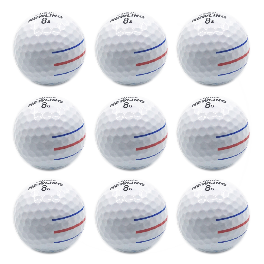 Balles-de-Golf-12-pi-ces-3-lignes-de-couleur-viser-Super-longue-Distance-3-pi