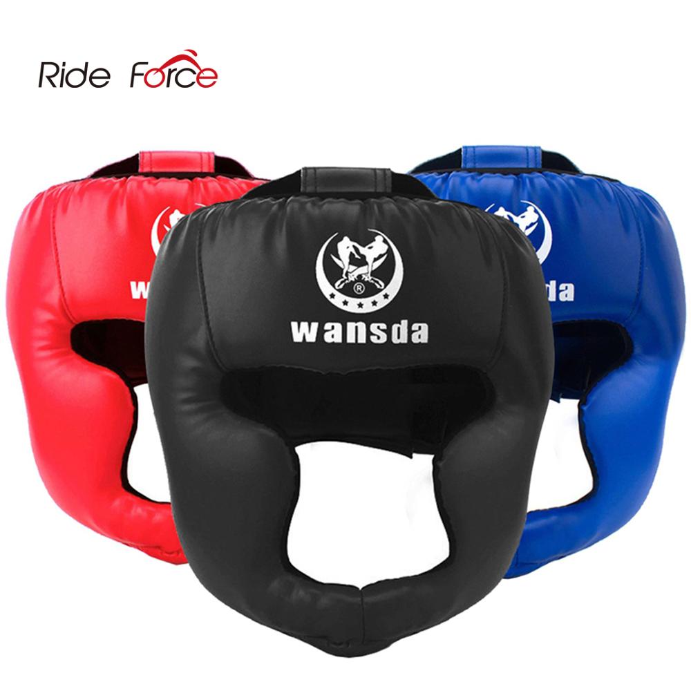 Casque-De-boxe-en-PU-pour-hommes-et-femmes-karat-Muay-Thai-Guantes-De-Boxeo-Free