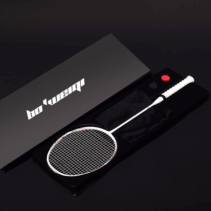 Raquette de badminton en carbone