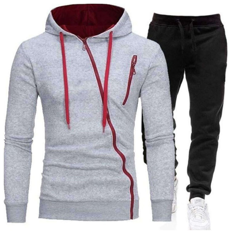 Surv-tement-de-sport-pour-hommes-ensemble-d-contract-sweat-shirt-capuche-et-pantalon-de-course