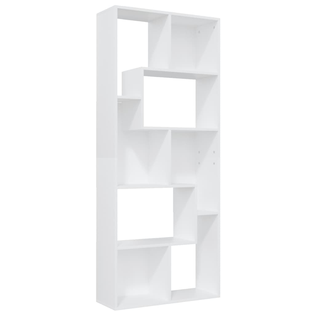 Biblioth-que-Blanc-67x24x161-cm-Bois-d-ing-nierie-tag-res-meubles-de-biblioth-que-tag