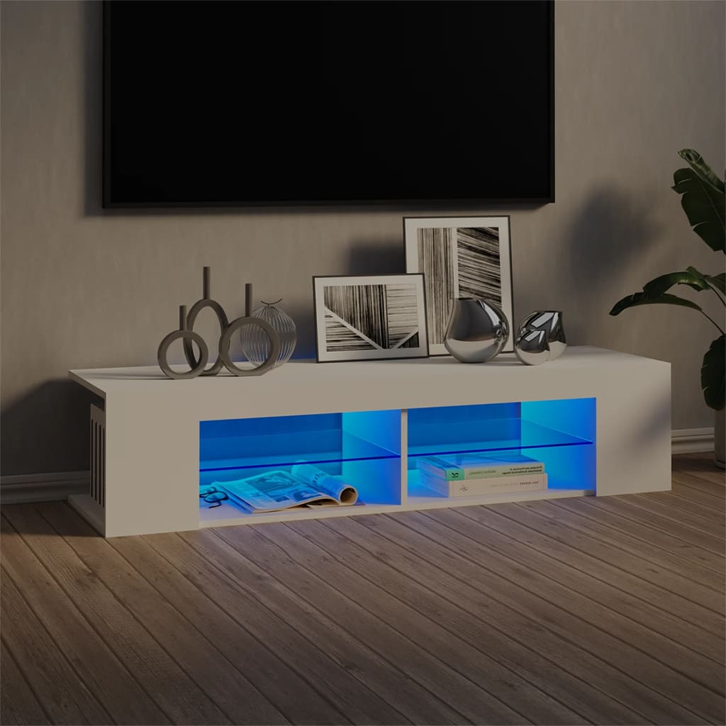 Meuble TV avec lumières LED