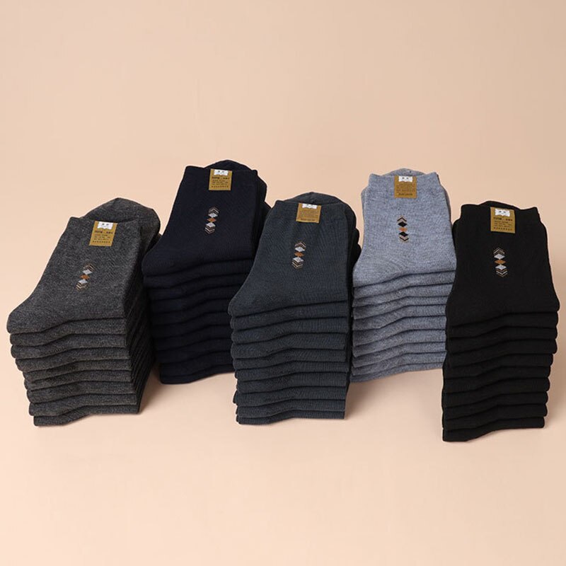 Chaussettes-paisses-en-coton-pour-hommes-quatre-saisons-d-pistolet-ant-respirant-tube-moyen-haute-qualit