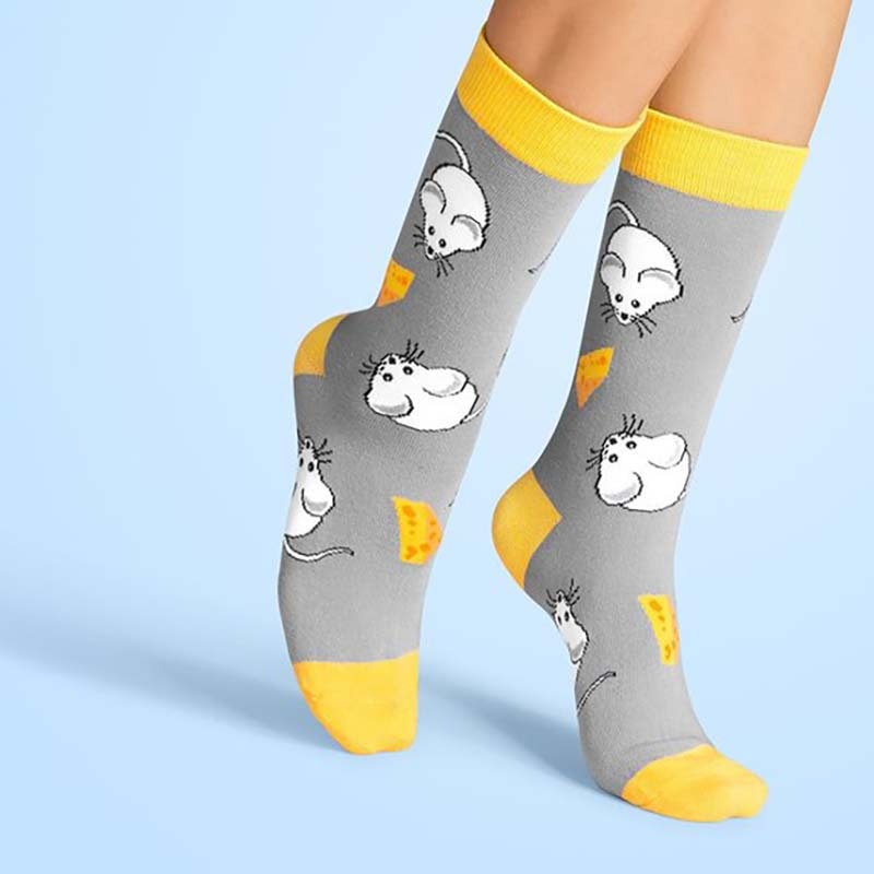 Chaussettes-en-coton-dr-les-pour-femmes-dessin-anim-animal-fruit-chien-kangourou-paresseux-nouveaut-automne