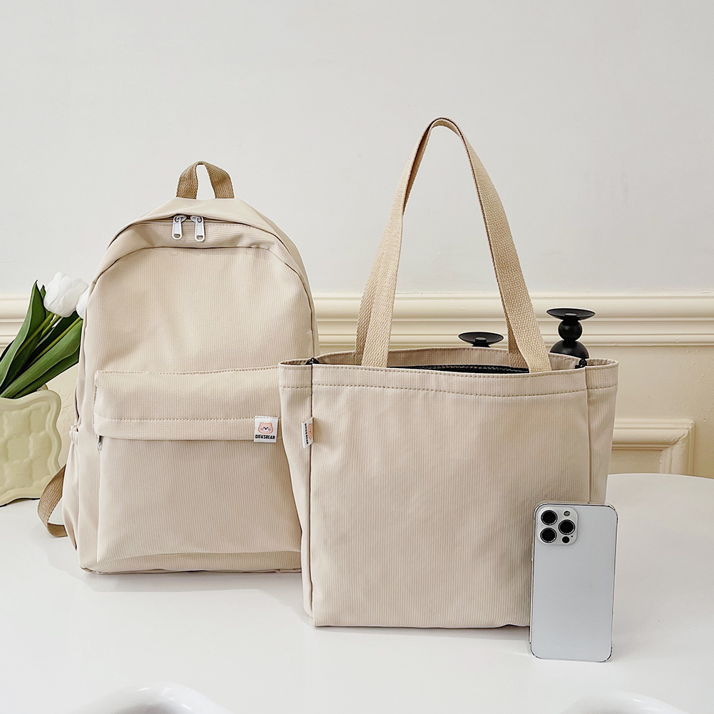 Sac-dos-couleur-unie-pour-tudiants-2-pi-ces-ensemble-avec-sac-main-d-contract-livre