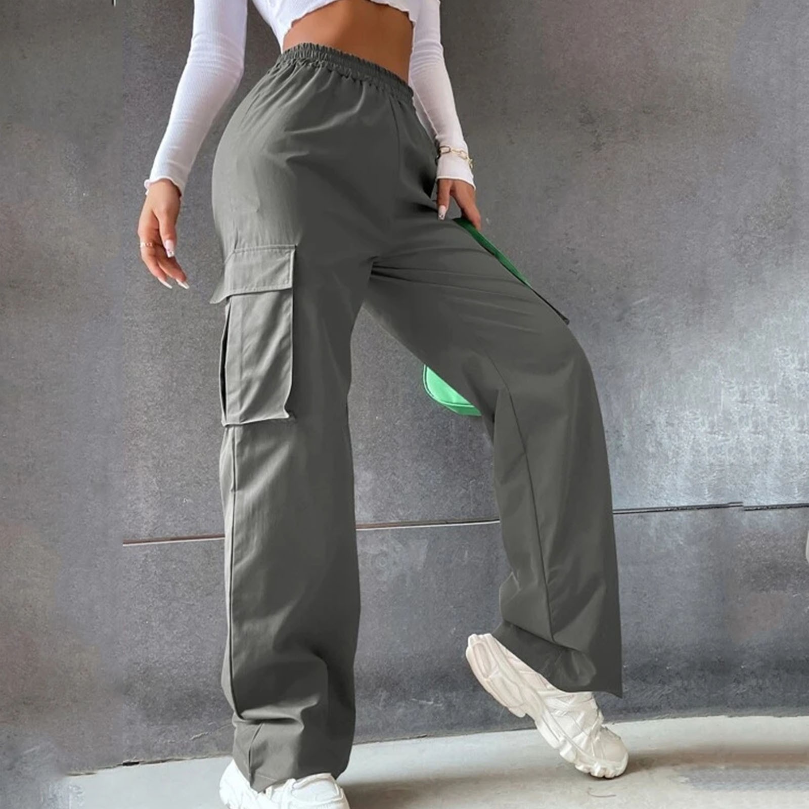 Pantalon-Cargo-jambes-larges-pour-femmes-Y2k-surdimensionn-taille-haute-droit-Vintage-Streetwear-surv-tement