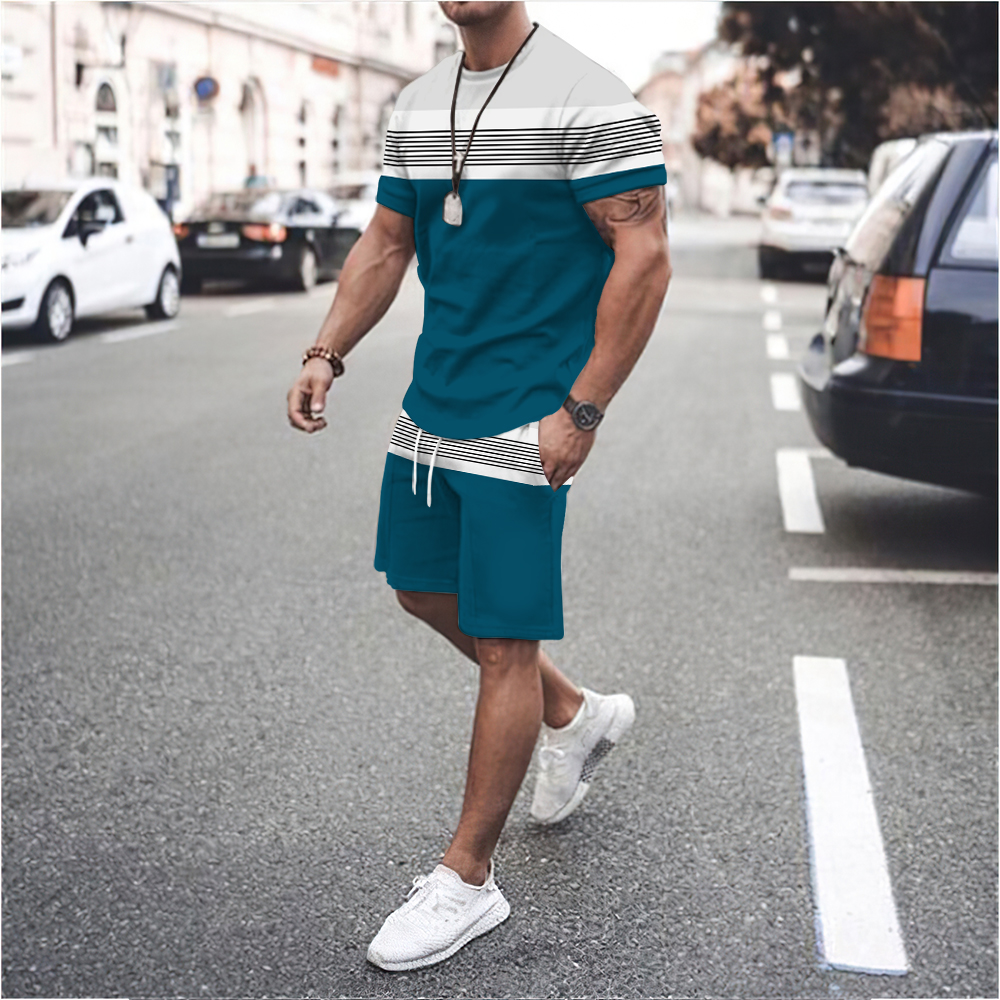 Ensemble-de-jogging-d-contract-deux-pi-ces-pour-hommes-t-shirt-et-short-shopping-sportif
