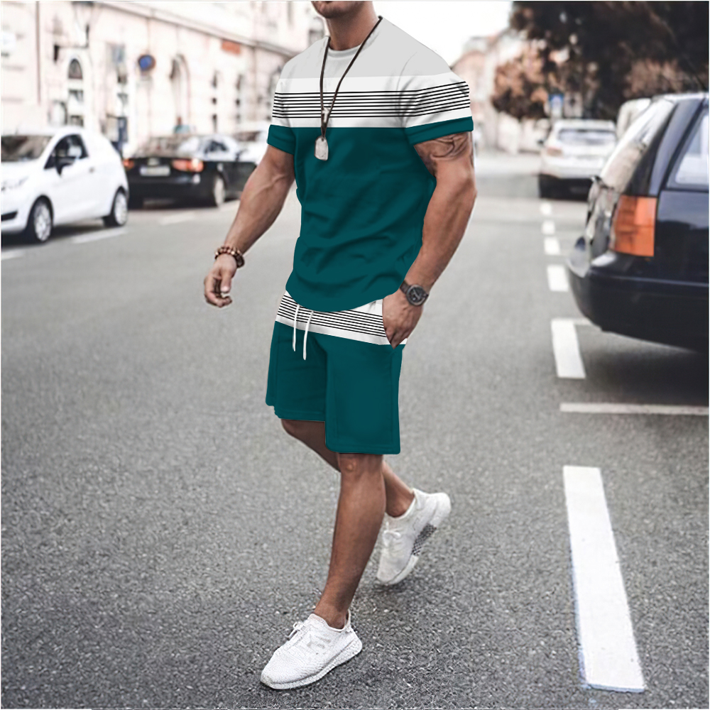 Ensemble-de-jogging-d-contract-deux-pi-ces-pour-hommes-t-shirt-et-short-shopping-sportif