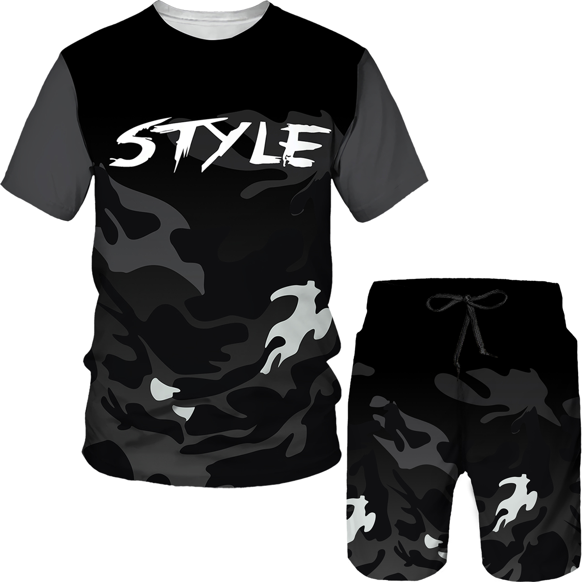 t-3D-impression-Camouflage-ensemble-costume-d-contract-hommes-surv-tement-2-pi-ces-surdimensionn
