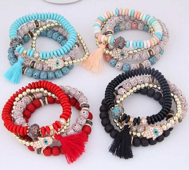 4-pi-ces-Boho-main-et-yeux-pendentif-charme-perles-naturelles-Bracelets-ensemble-femmes-pierre-de