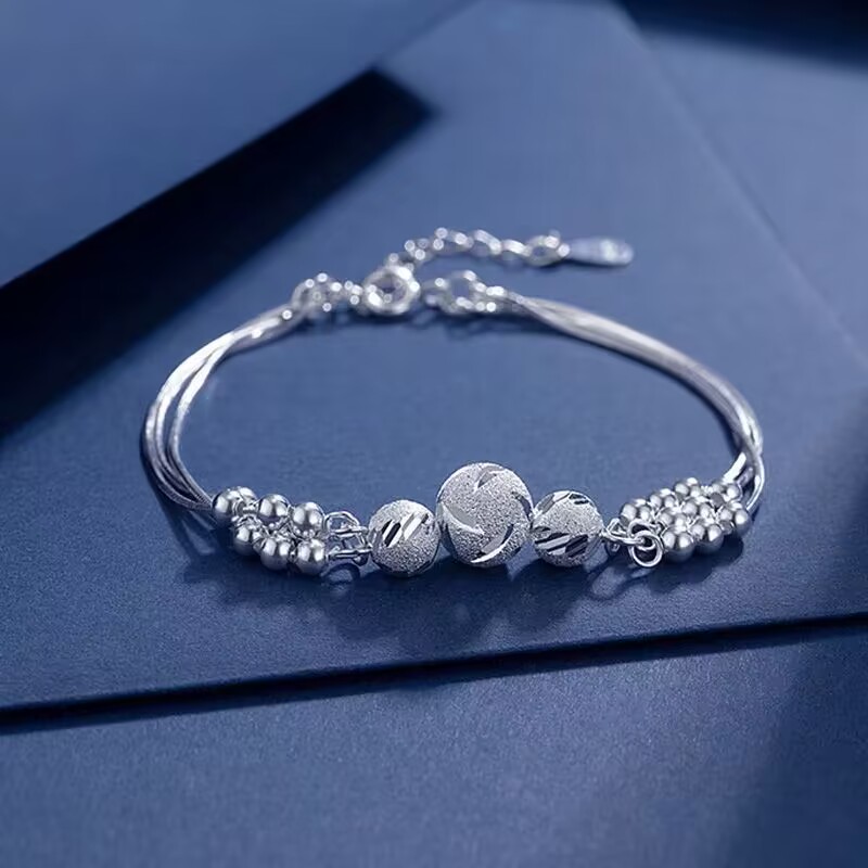 Bracelet-en-argent-Sterling-925-pour-femmes-cha-ne-de-perles-porte-bonheur-de-luxe-pour