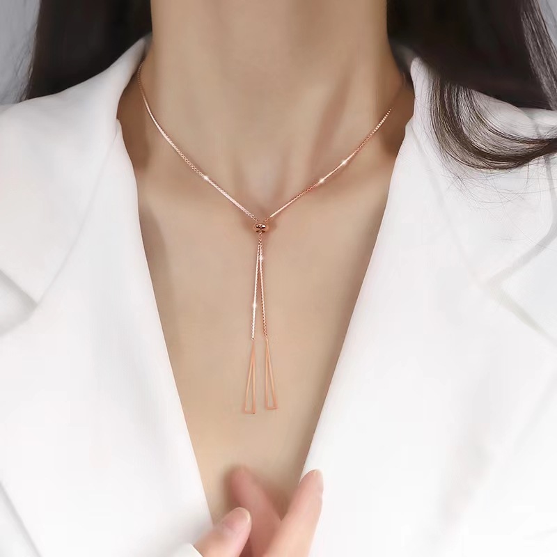 Collier-en-acier-inoxydable-pour-femme-long-glands-pull-pendentif-triangulaire-or-rose-document-en-argent