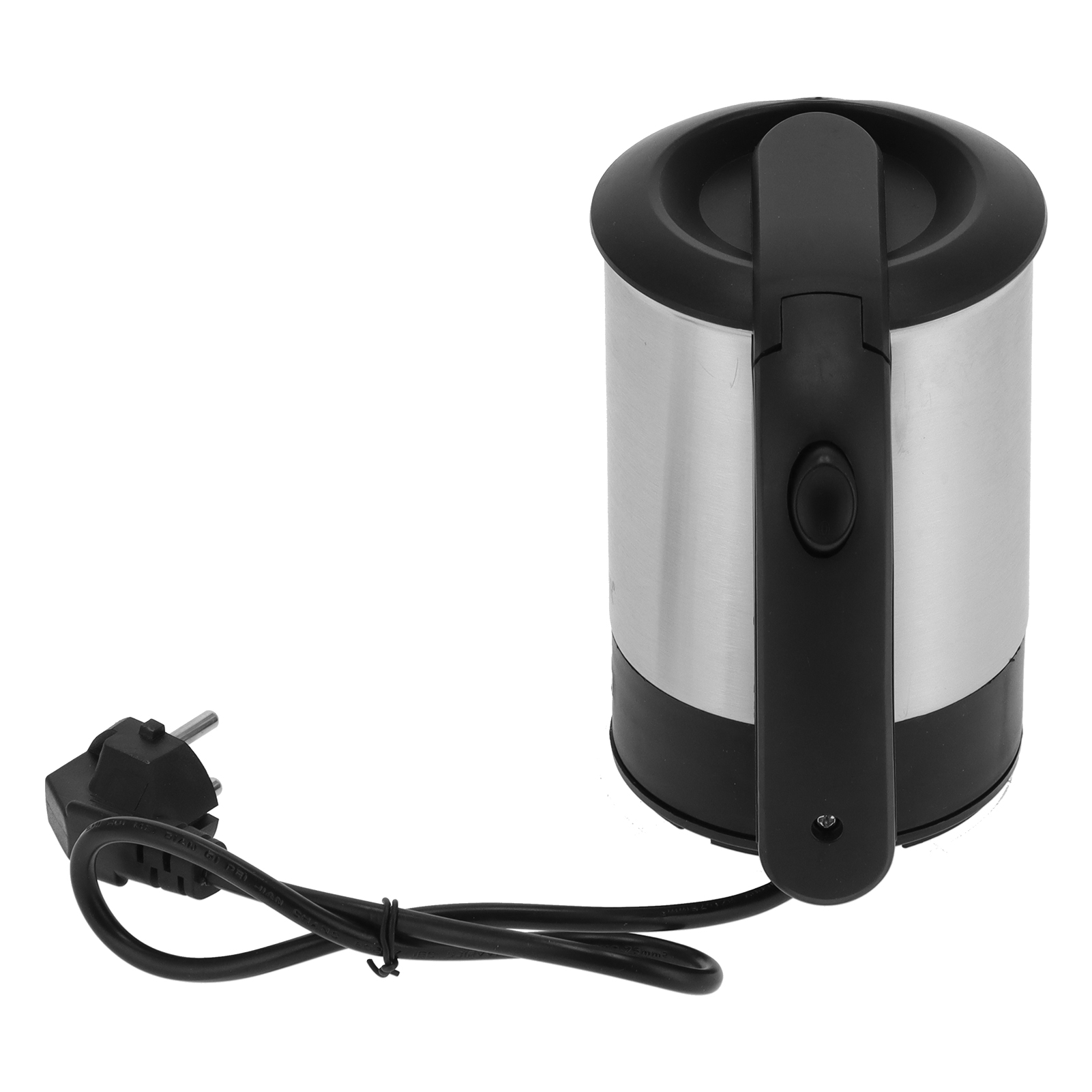 Petite bouilloire électrique de 0,8 l - Mini bouilloire portable en acier  inoxydable - Double chauffe-eau - Arrêt automatique - Chauffe-thé pour