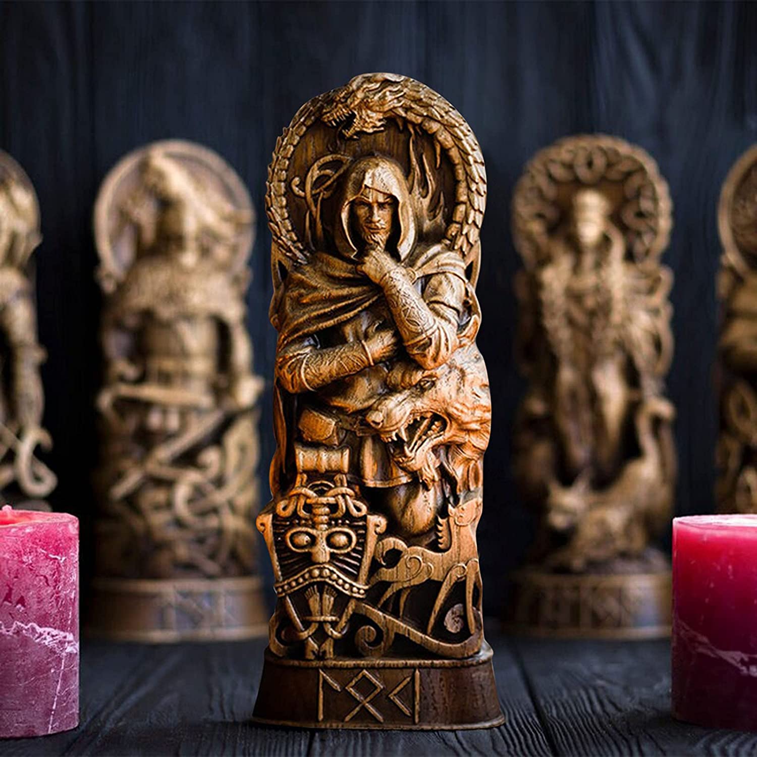 Freyja-Statue-des-dieux-nordiques-Carimplant-s-par-Freya-Autel-Heathen-Asatru-Sculpture-des-dieux-vikings