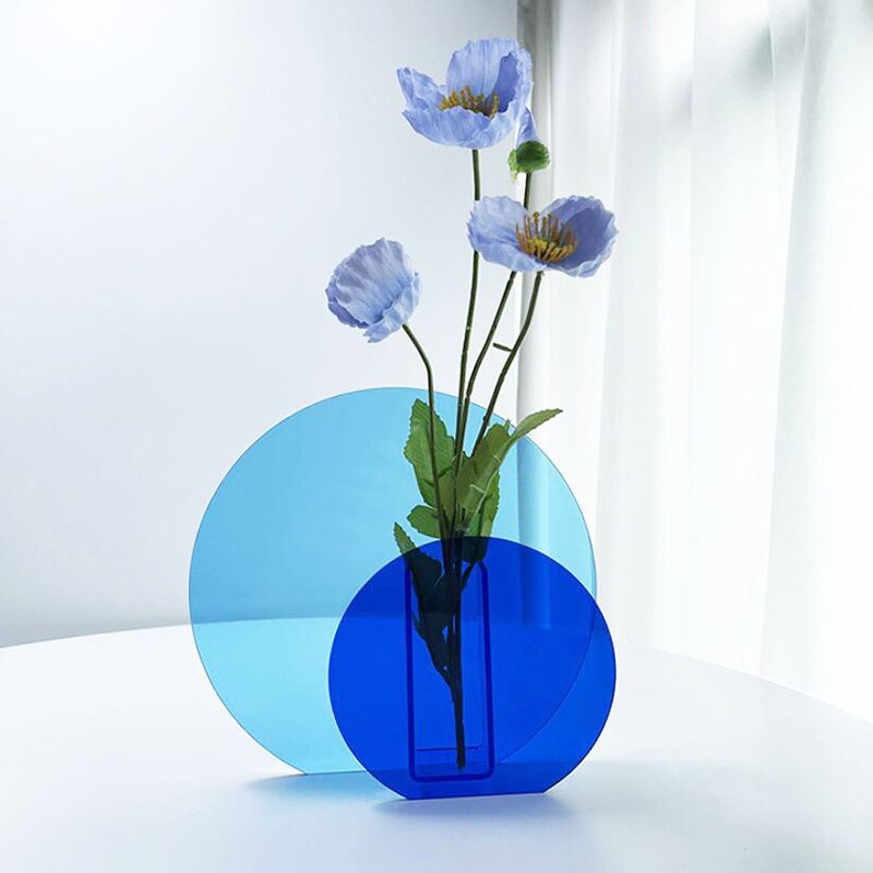 Vase en acrylique pour la décoration de la maison