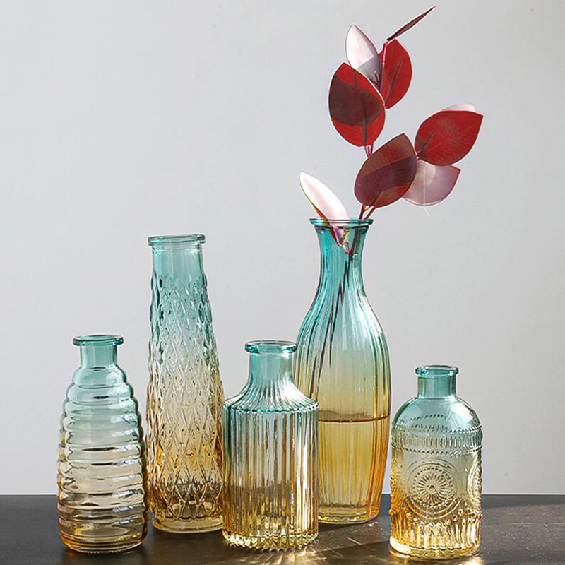 Vase en verre pour la décoration intérieure